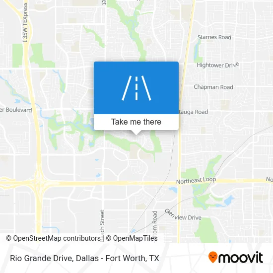 Rio Grande Drive map