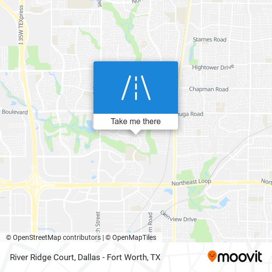 River Ridge Court map