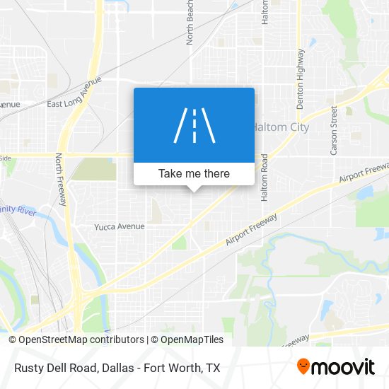 Rusty Dell Road map