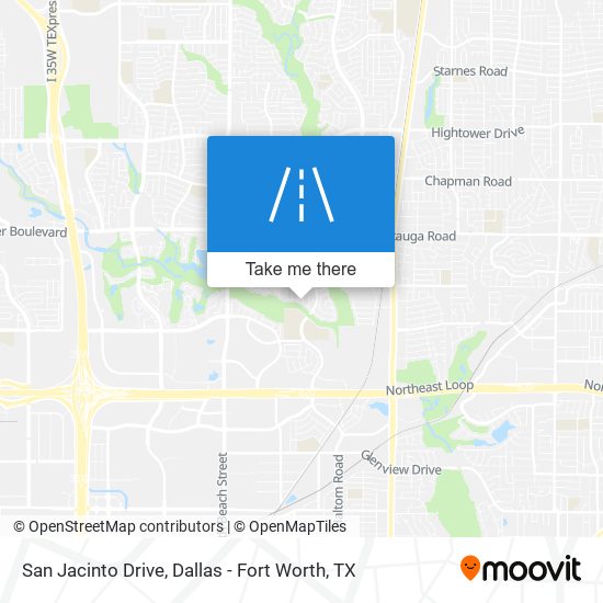 San Jacinto Drive map