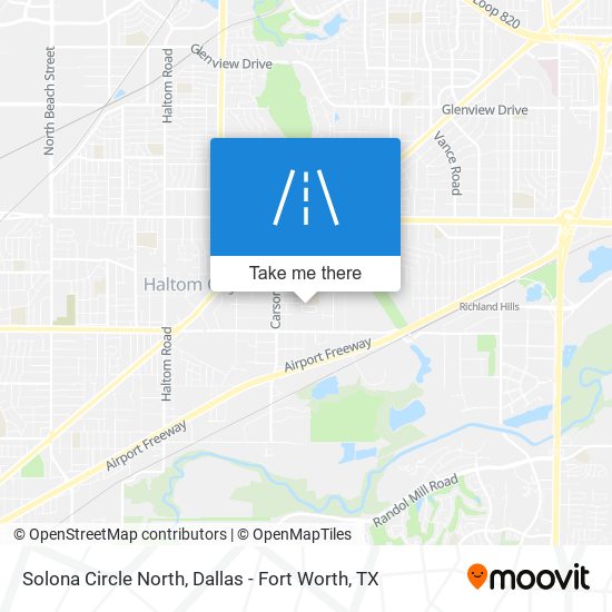 Solona Circle North map