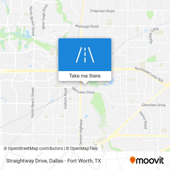 Straightway Drive map