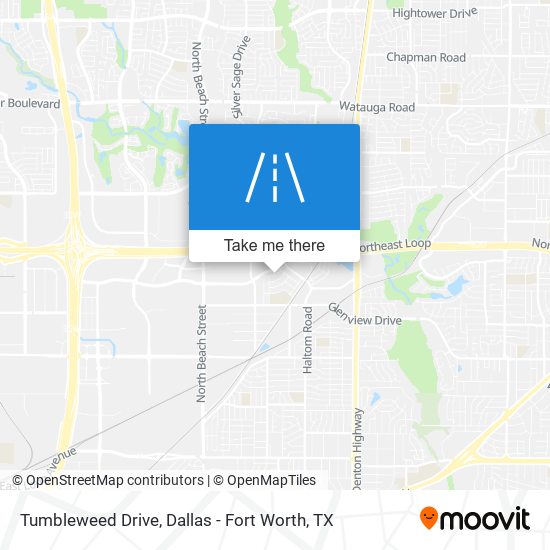 Tumbleweed Drive map