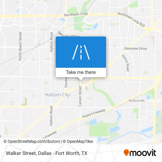 Walker Street map