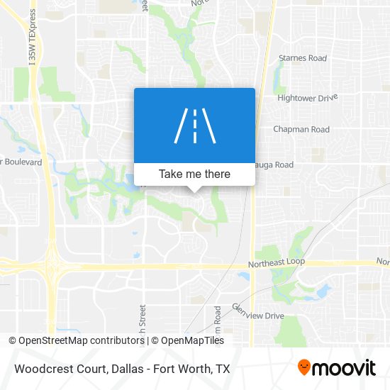 Woodcrest Court map