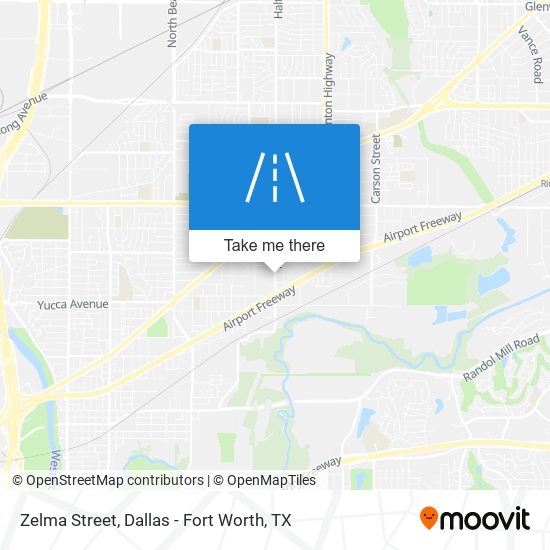 Mapa de Zelma Street
