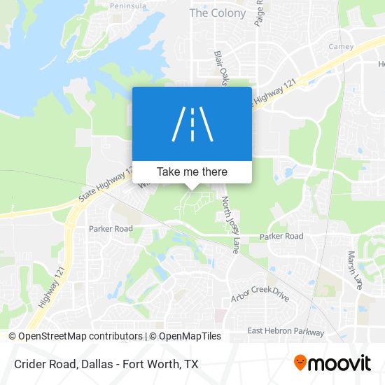 Crider Road map