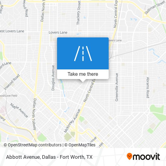 Abbott Avenue map