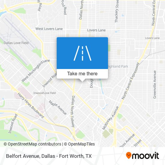 Belfort Avenue map