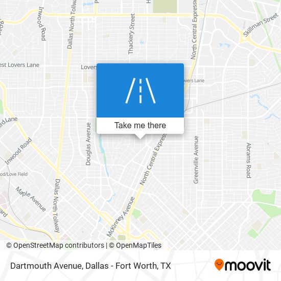 Mapa de Dartmouth Avenue