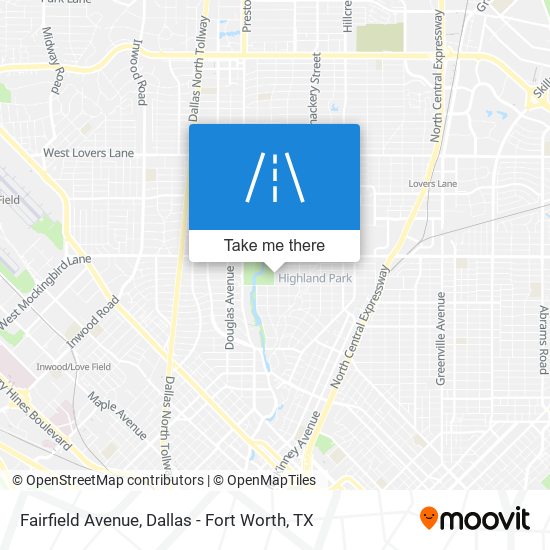 Mapa de Fairfield Avenue
