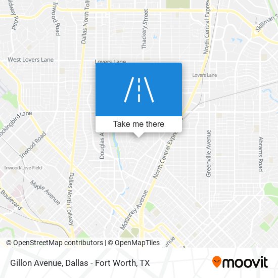 Gillon Avenue map