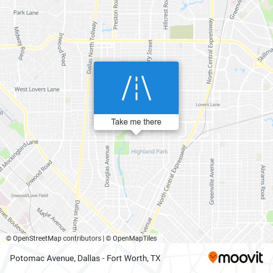 Potomac Avenue map