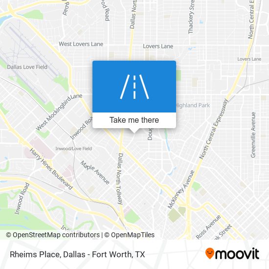 Rheims Place map