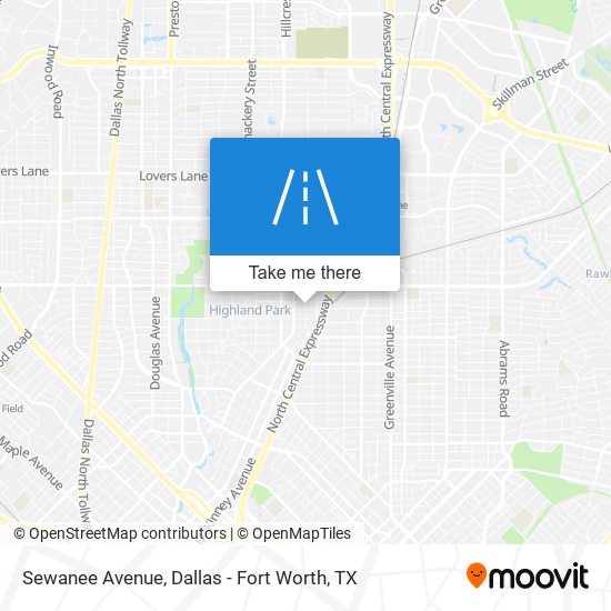 Mapa de Sewanee Avenue