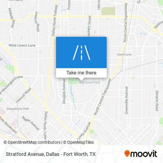 Stratford Avenue map