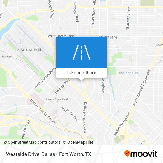 Westside Drive map