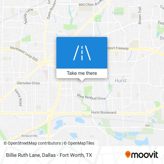 Billie Ruth Lane map