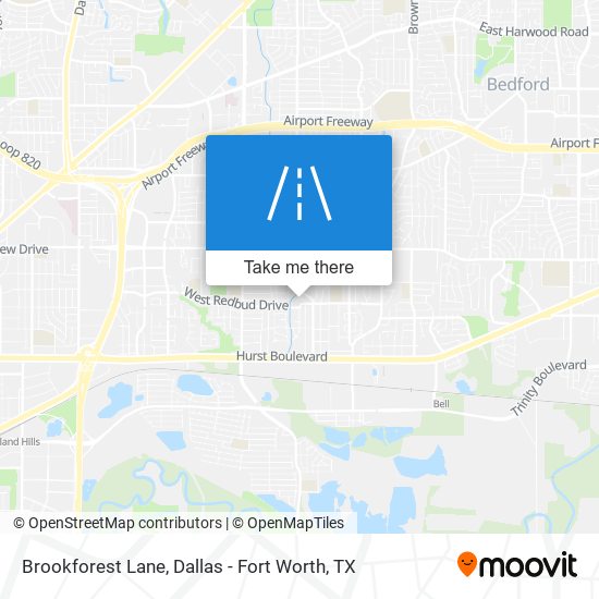 Brookforest Lane map