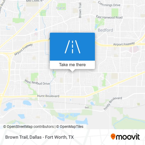 Brown Trail map
