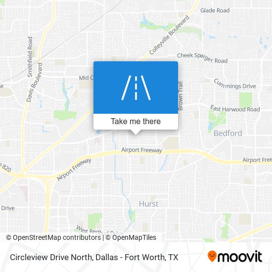 Circleview Drive North map