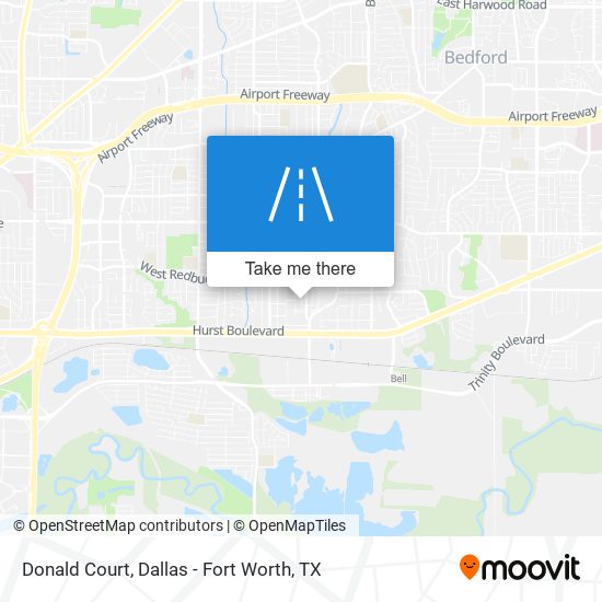 Donald Court map