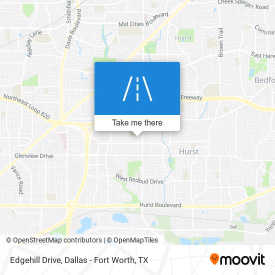 Mapa de Edgehill Drive
