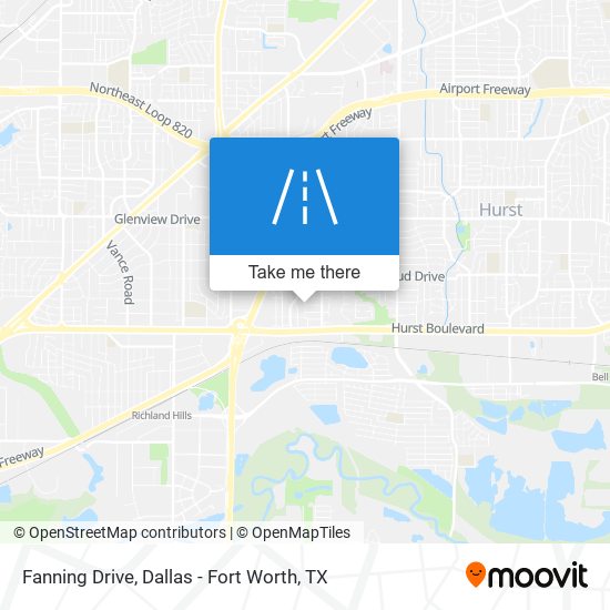 Fanning Drive map