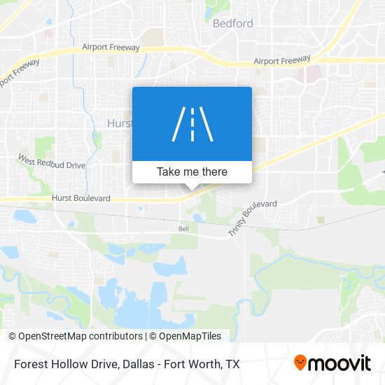 Forest Hollow Drive map