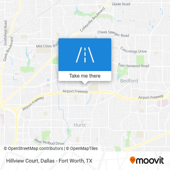 Hillview Court map