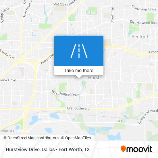 Hurstview Drive map