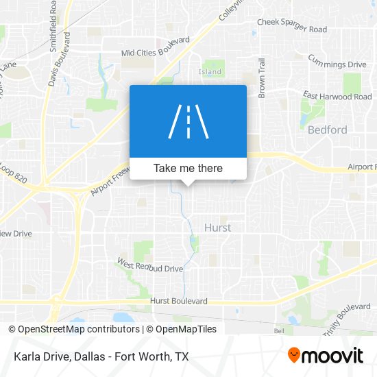 Karla Drive map