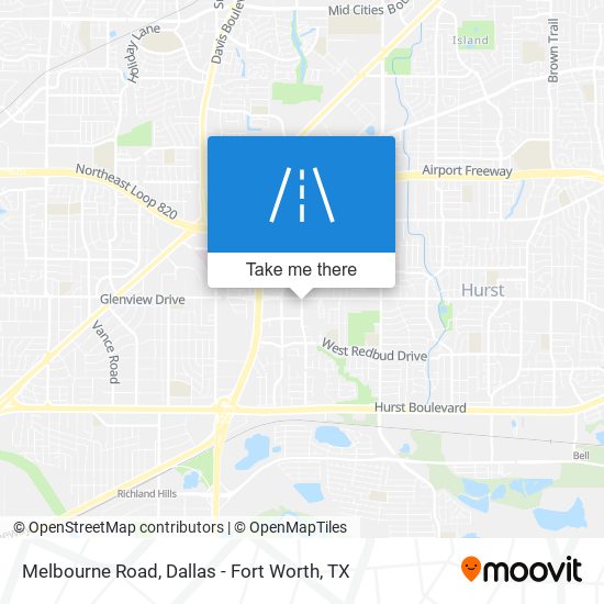 Melbourne Road map