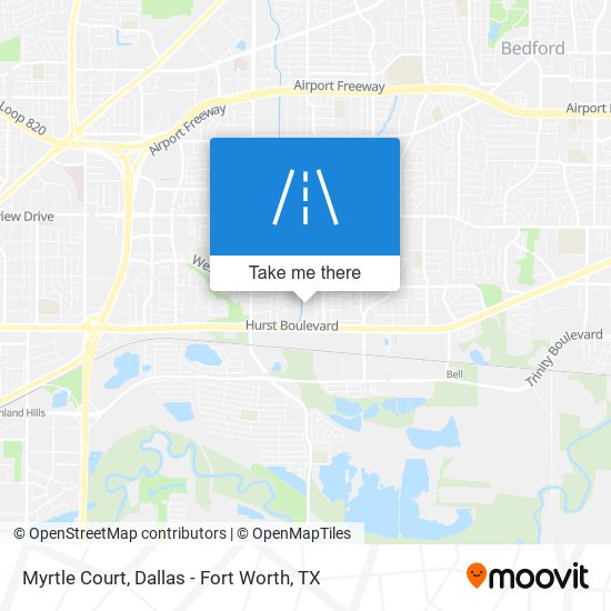Myrtle Court map