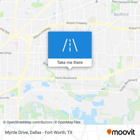 Myrtle Drive map