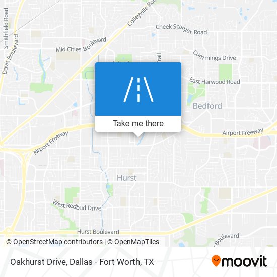 Oakhurst Drive map