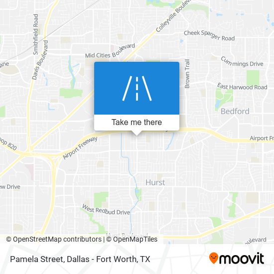 Pamela Street map