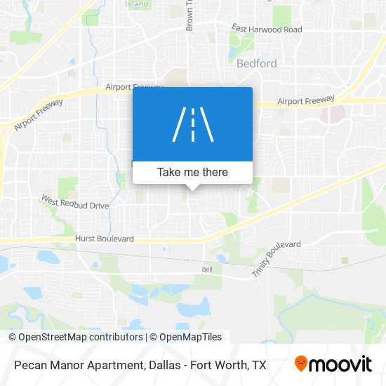 Pecan Manor Apartment map