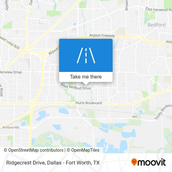 Ridgecrest Drive map