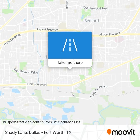 Shady Lane map