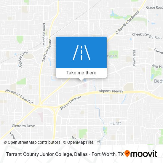 Tarrant County Junior College map