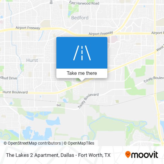 The Lakes 2 Apartment map