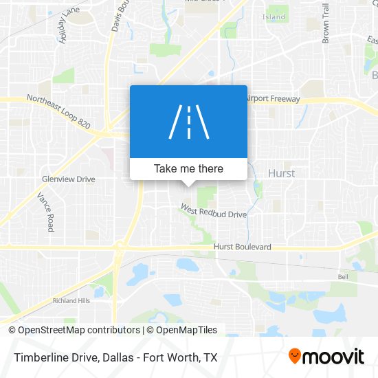 Timberline Drive map