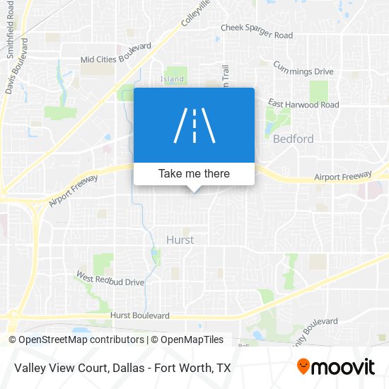 Valley View Court map