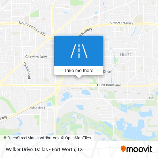 Walker Drive map