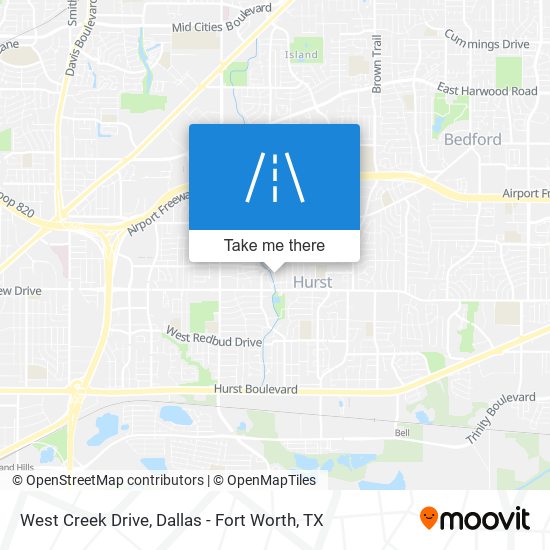 West Creek Drive map