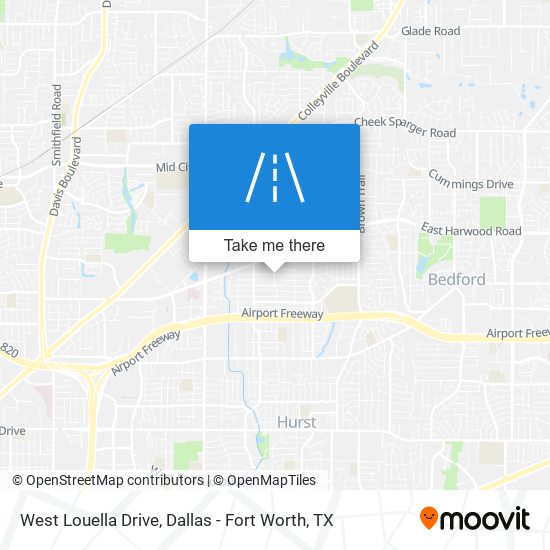West Louella Drive map