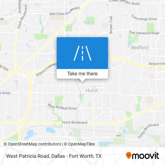 West Patricia Road map