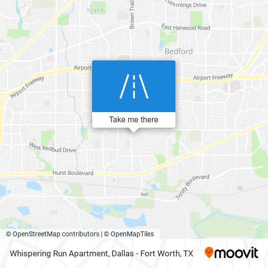 Whispering Run Apartment map