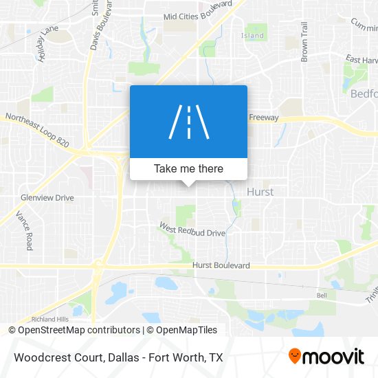 Woodcrest Court map